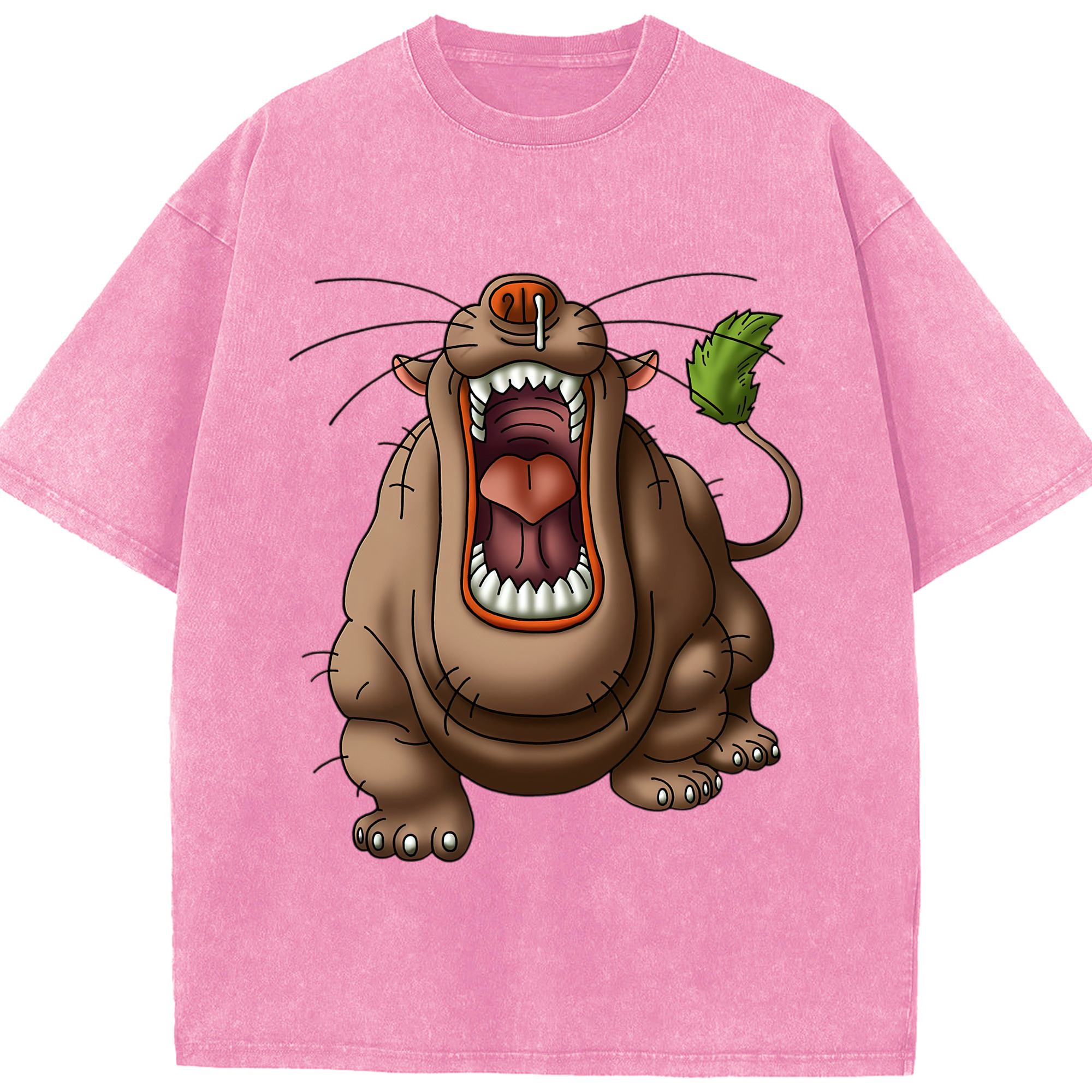 （画像用） ドラゴンクエスト Doragon Kuesuto Dragon Quest 綿100% ヴィンテージ風 半袖Tシャツ（フロントプリント）